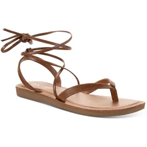 Maggiee Womens Strappy Flat Thong Sandals