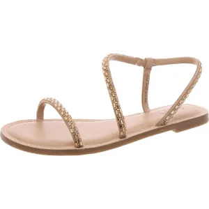 Mahlah Womens Embellished Flats Ankle Strap