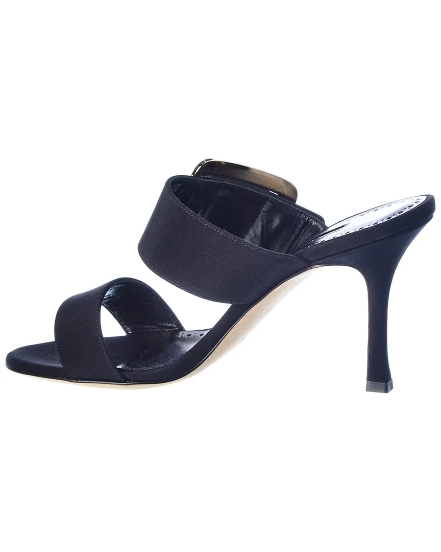 Manolo Blahnik Gable 90 Silk Sandal