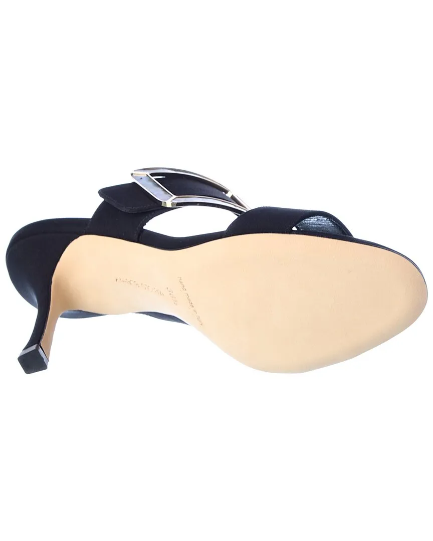 Manolo Blahnik Gable 90 Silk Sandal