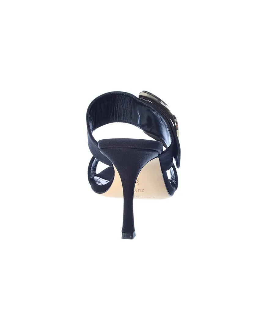 Manolo Blahnik Gable 90 Silk Sandal