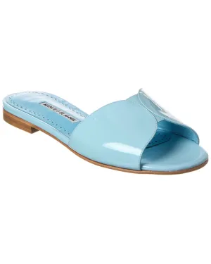 Manolo Blahnik Houramu Patent Sandal