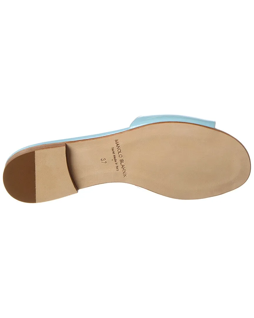 Manolo Blahnik Houramu Patent Sandal