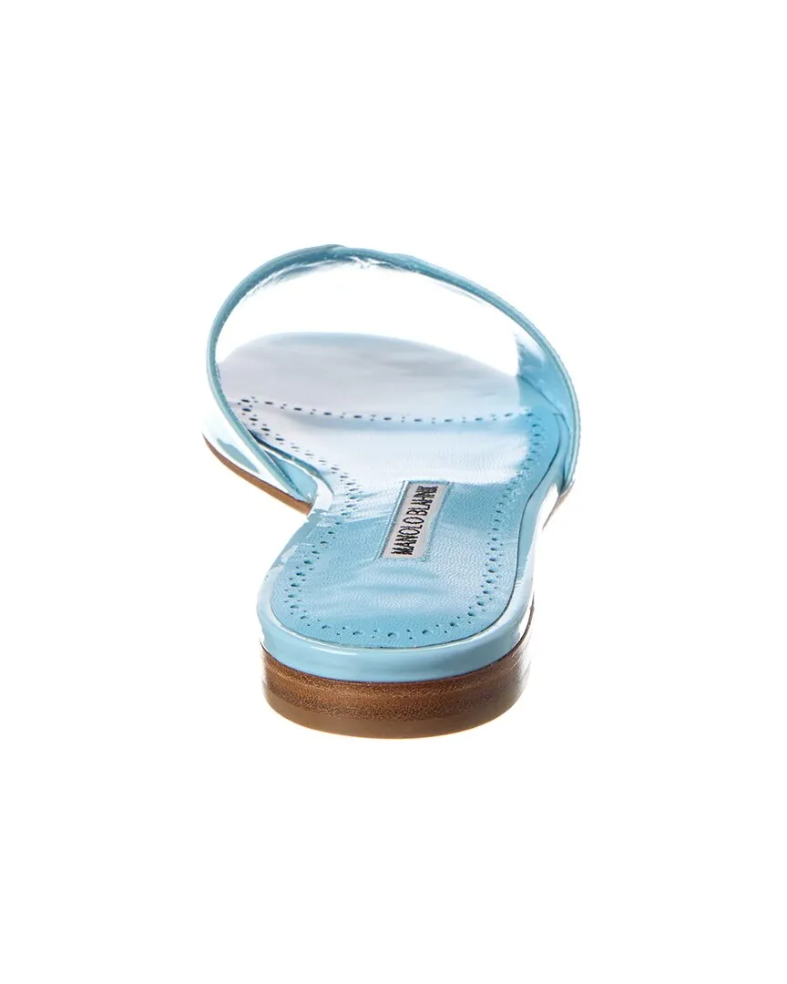 Manolo Blahnik Houramu Patent Sandal