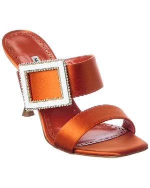 Manolo Blahnik Tuliaba 90 Satin Sandal
