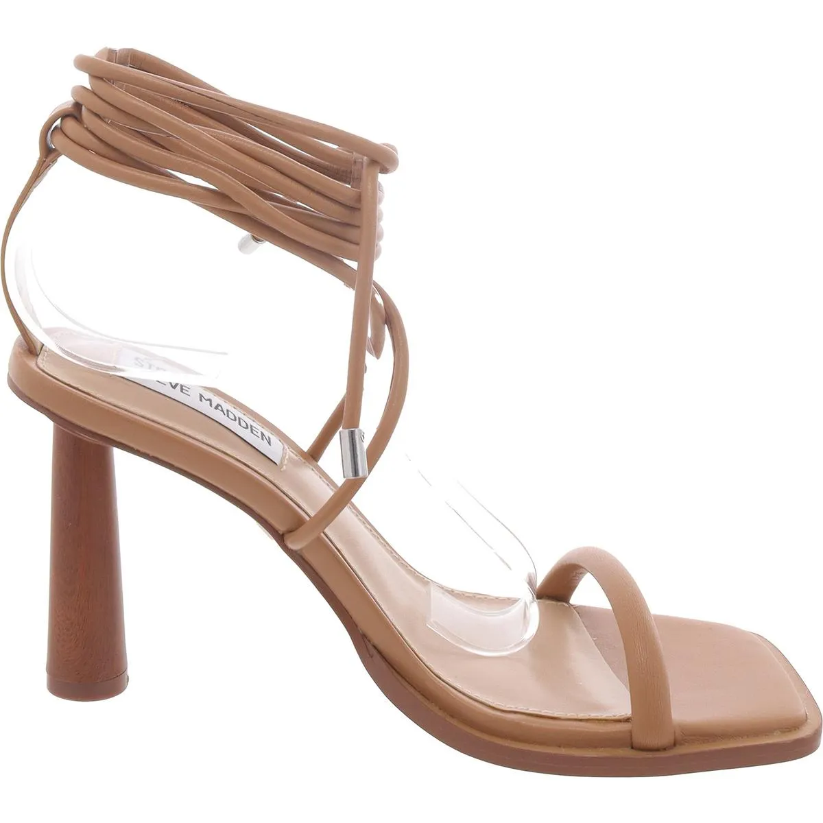Marmalade Womens Faux Leather Square Toe Strappy Sandals