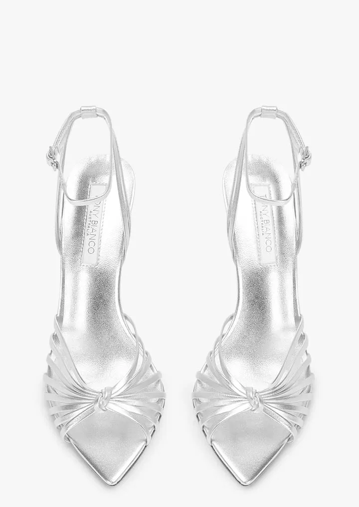 Maxos Silver Nappa Metallic