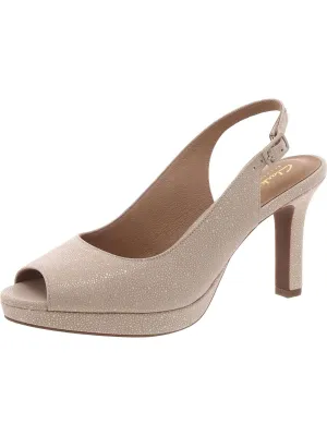 Mayra Blossom Womens Heels Pump Slingback Sandals