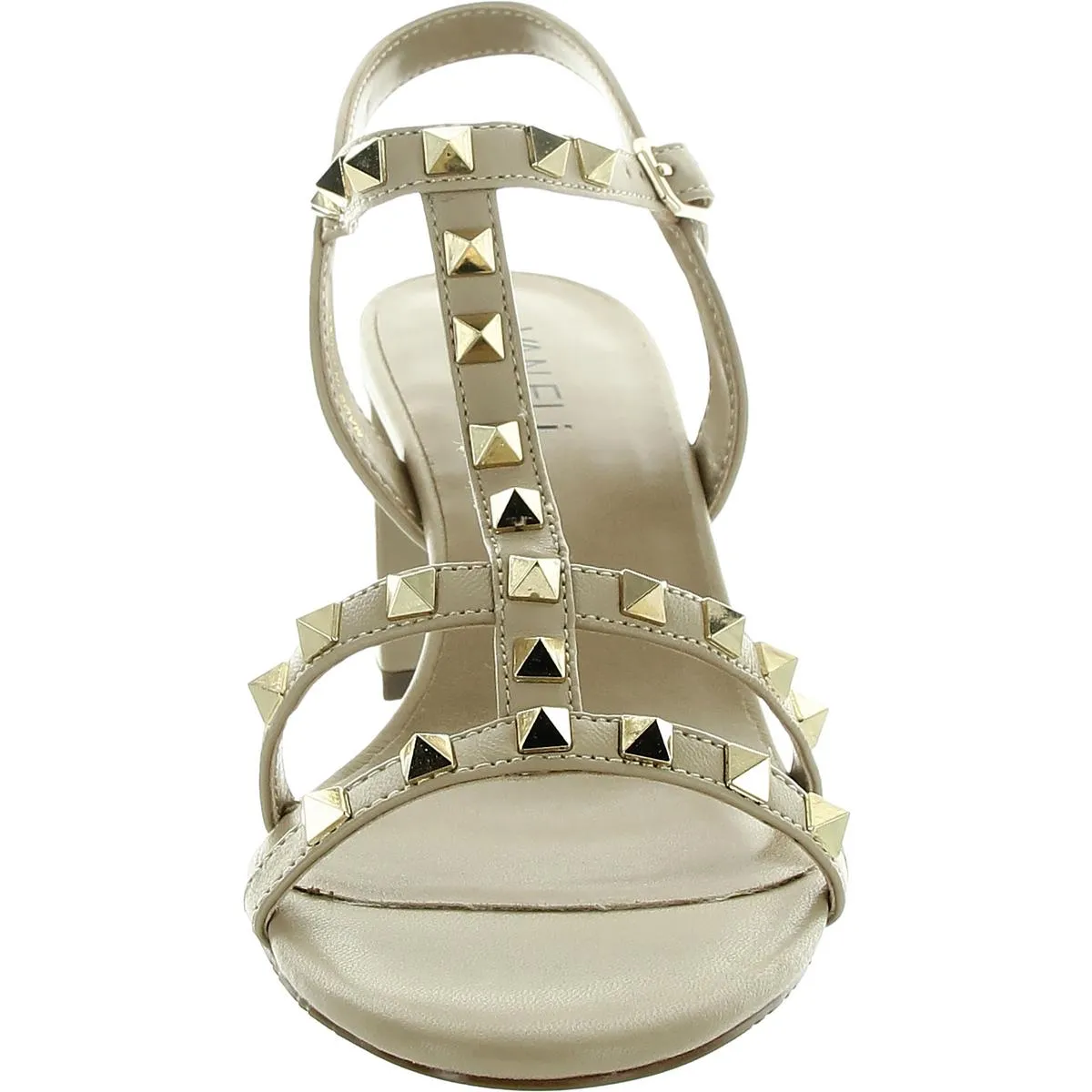 Midge Womens Leather Metallic Slingback Sandals