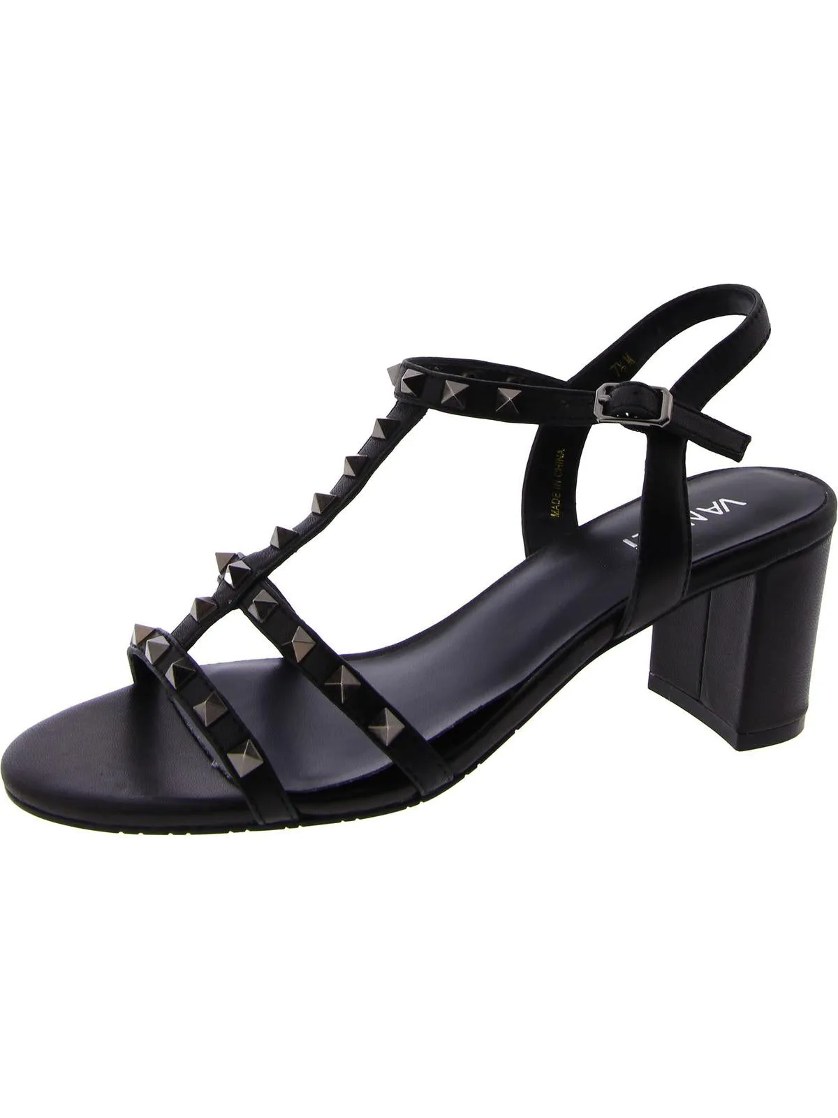 Midge Womens Leather Metallic Slingback Sandals