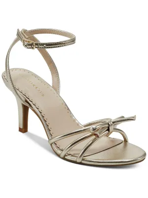 Mirabell Womens Patent Ankle Strap Heels