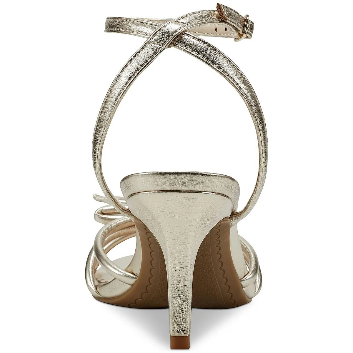 Mirabell Womens Patent Ankle Strap Heels