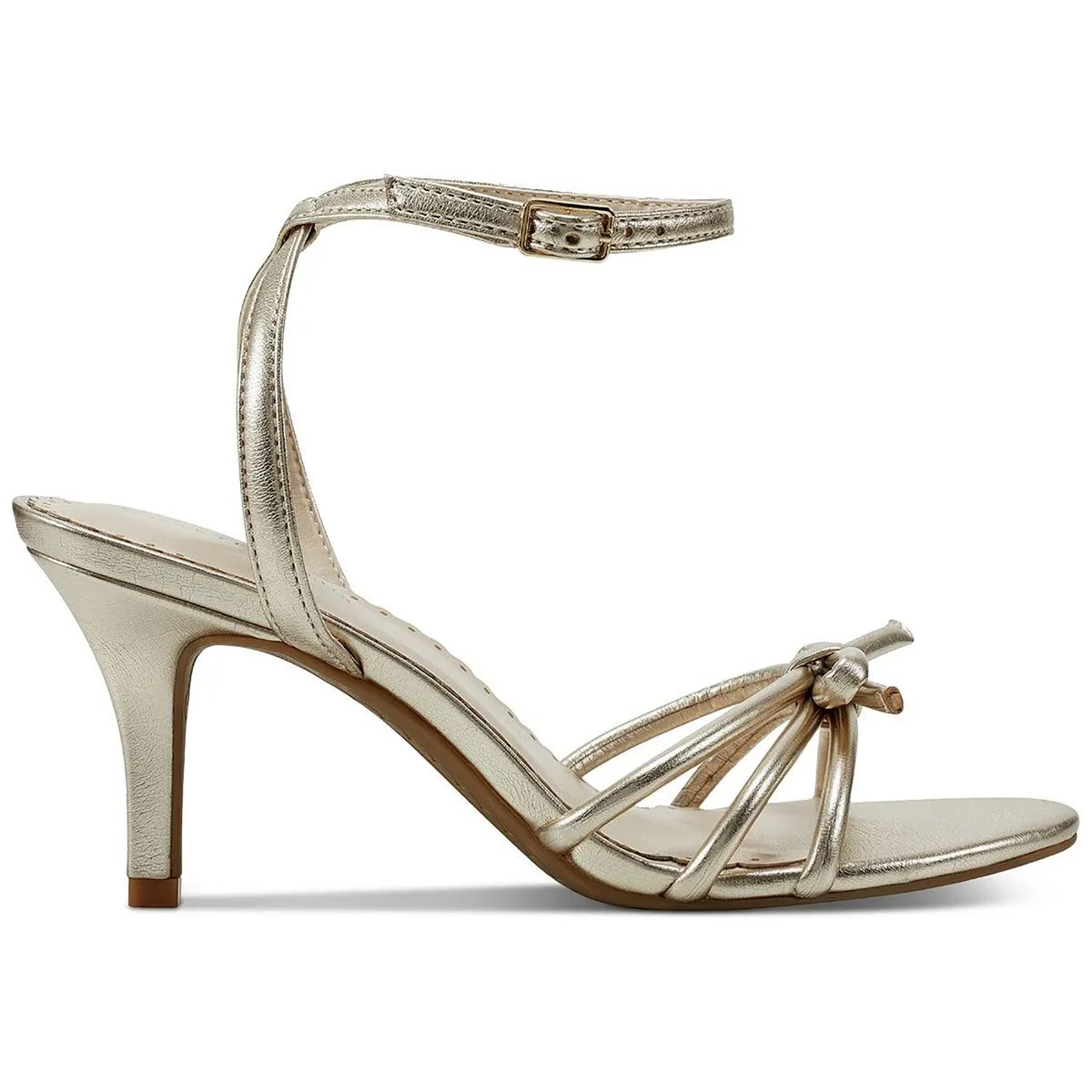 Mirabell Womens Patent Ankle Strap Heels