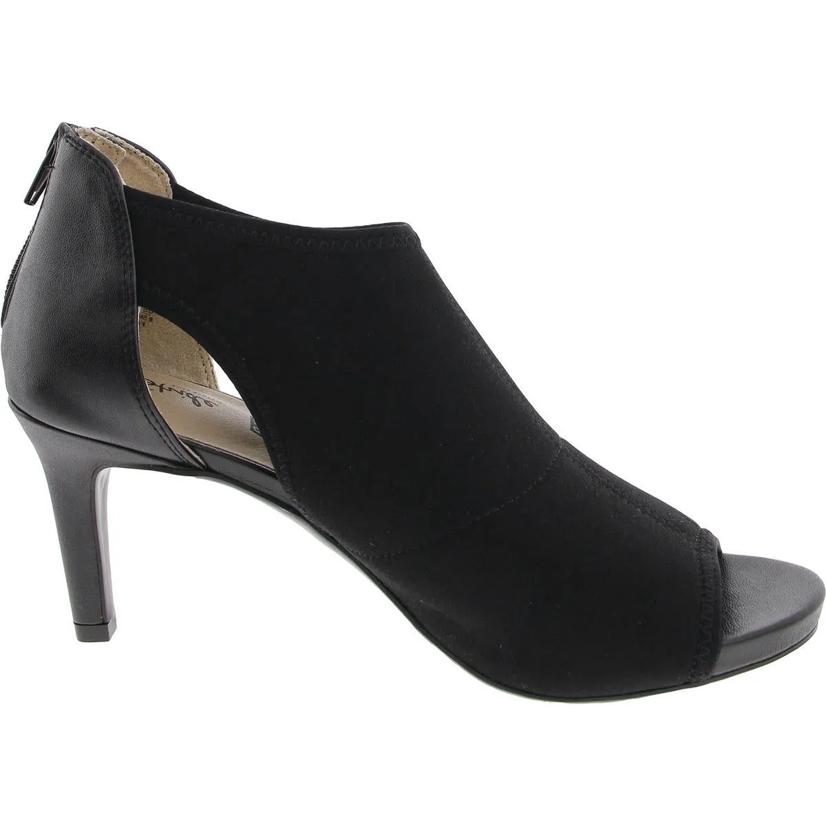 Mod Womens Cut-Out Manmade Heels