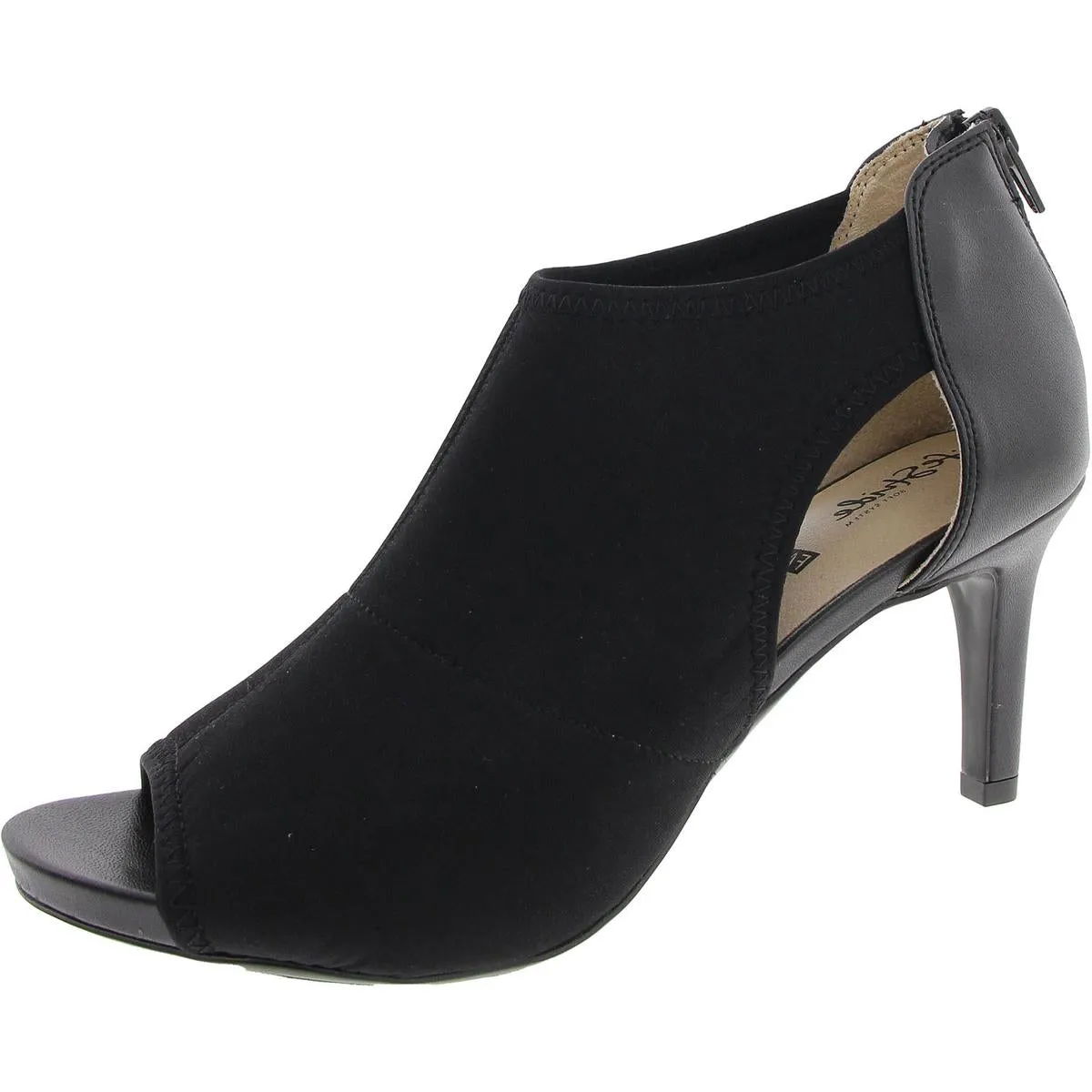 Mod Womens Cut-Out Manmade Heels