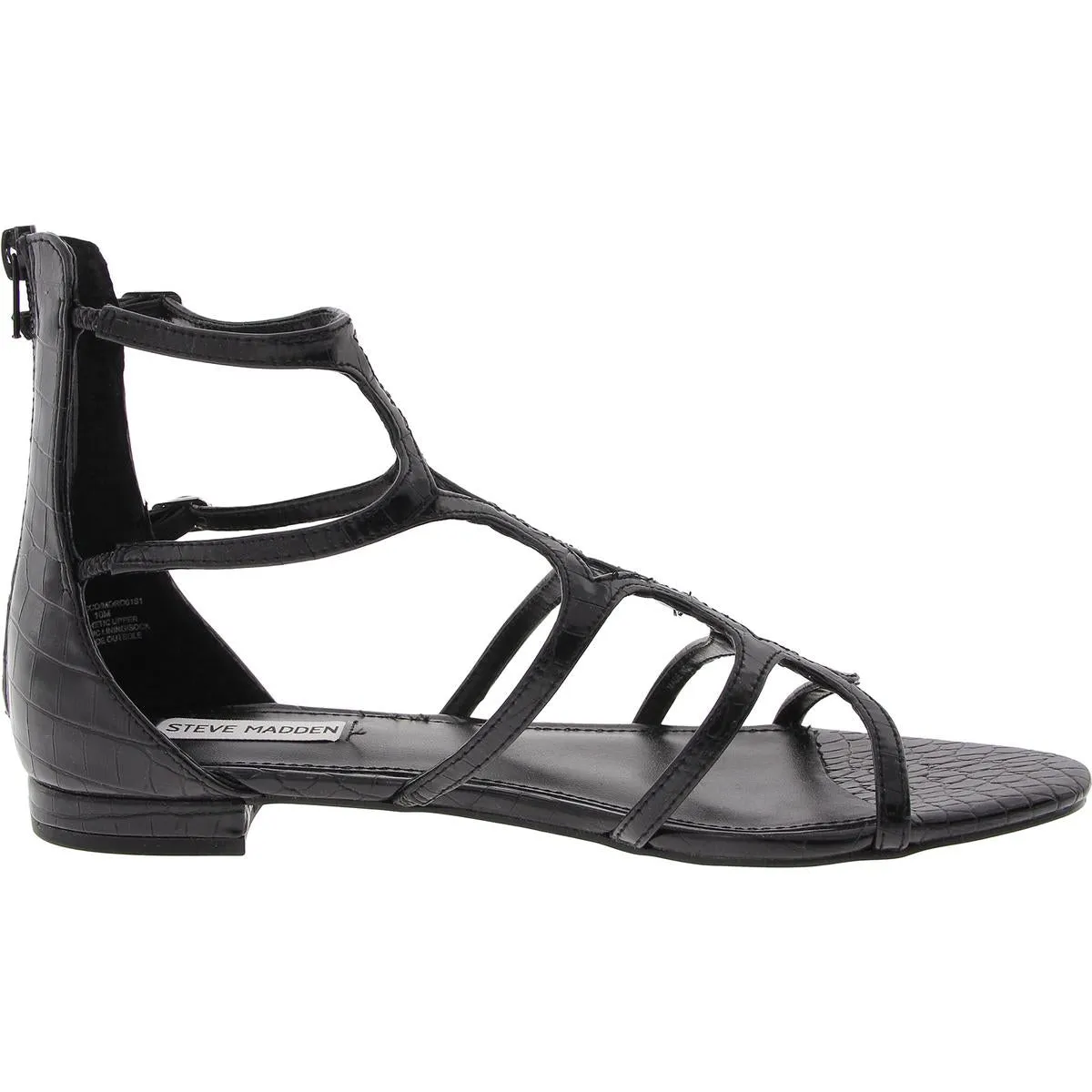 Morocco Womens Adjustable Faux Leather Gladiator Sandals