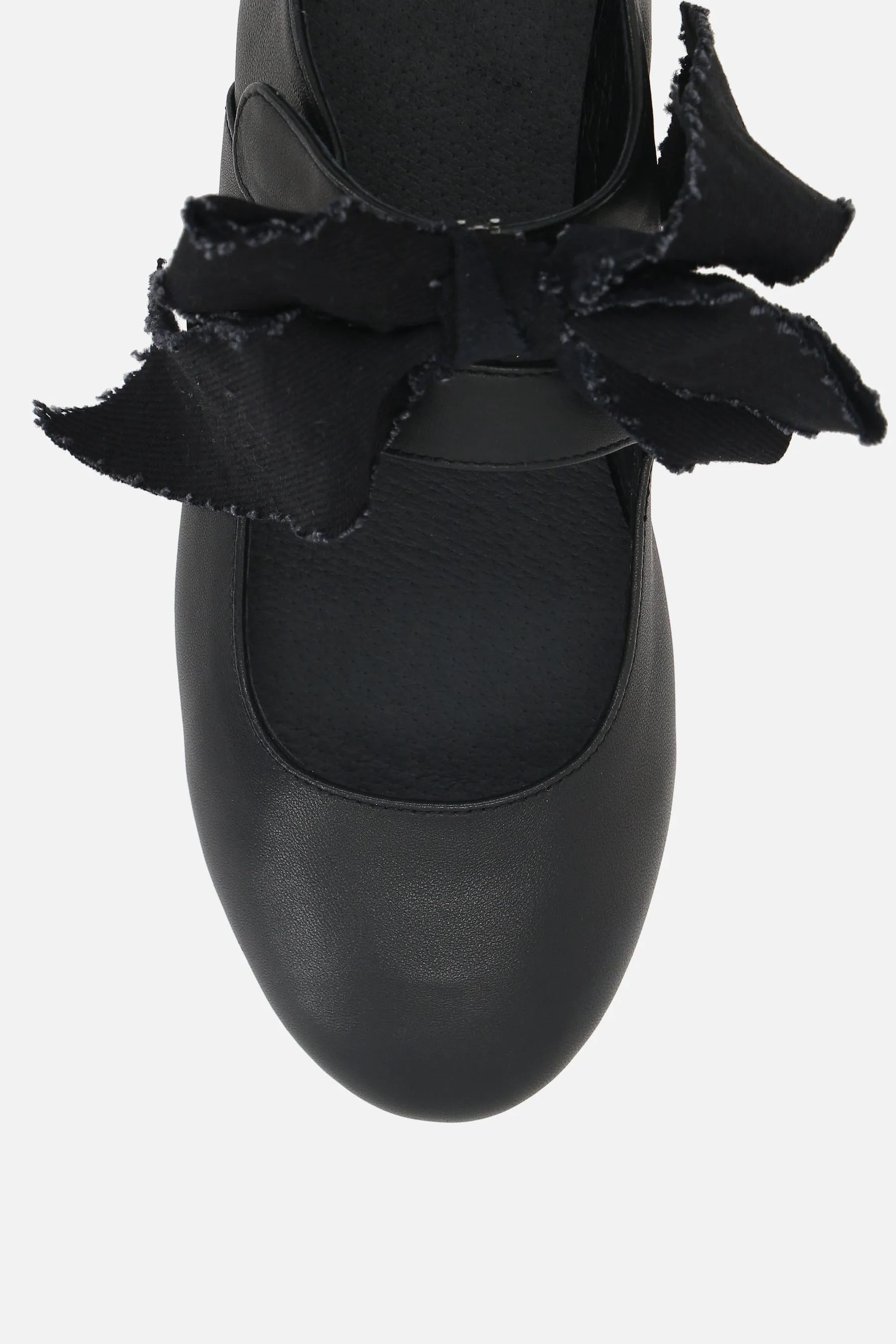 nappa mary-jane ballerinas with bow