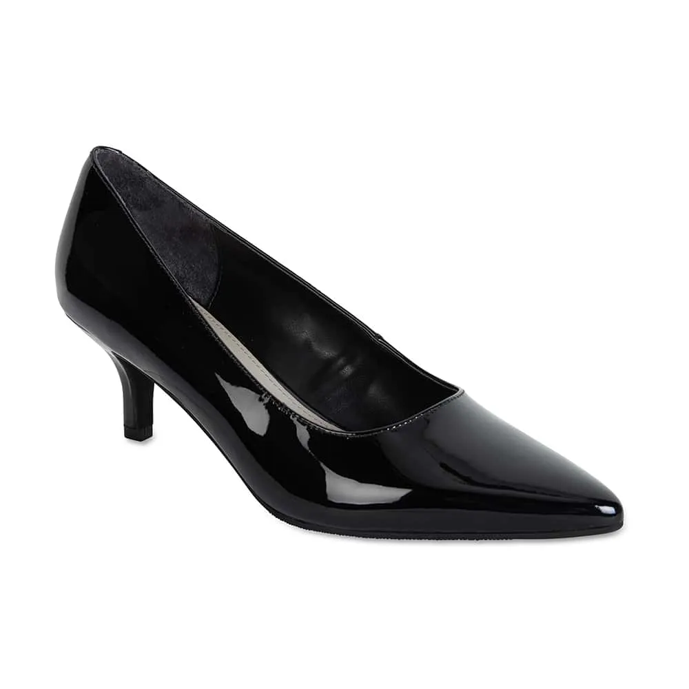 Natasha Heel in Black Patent
