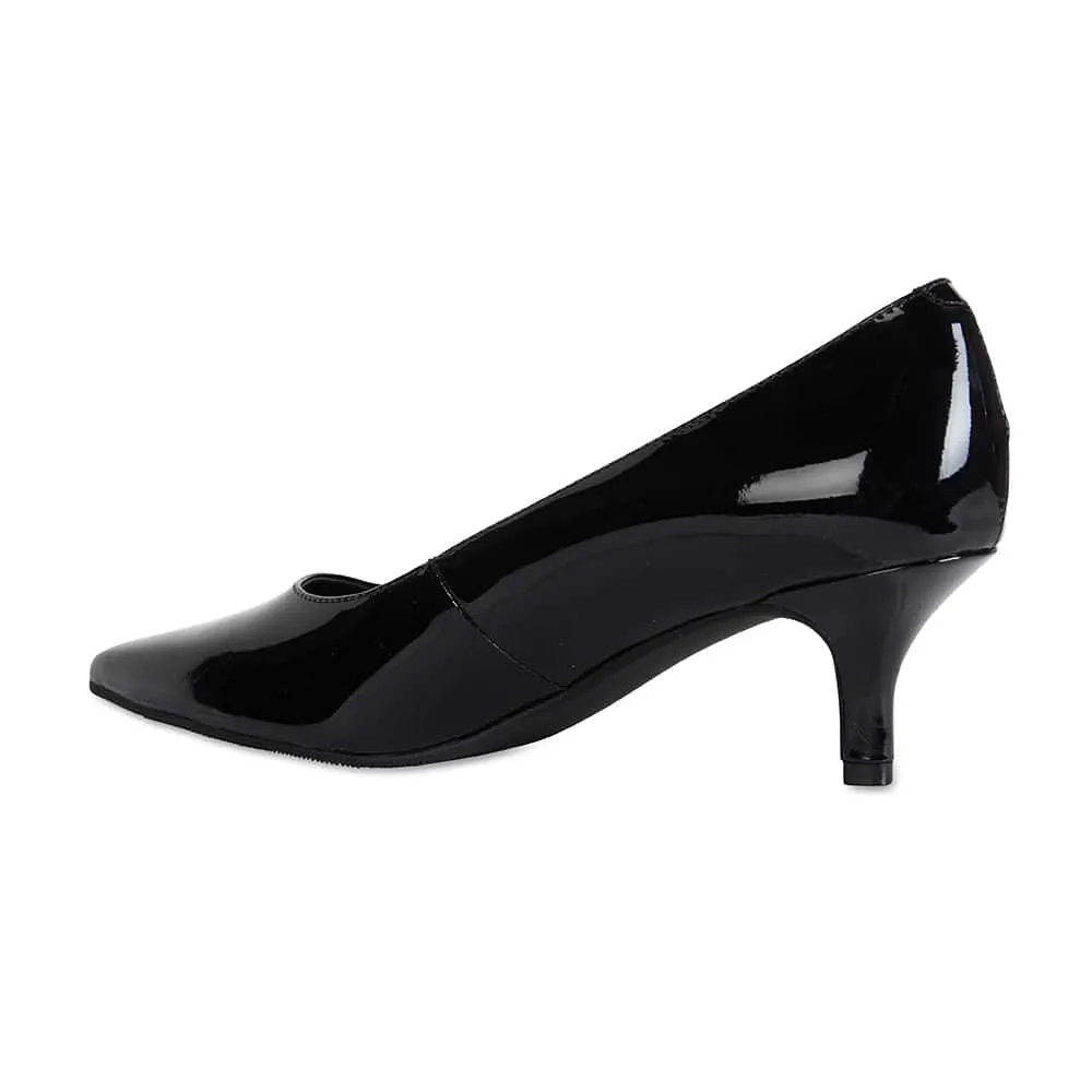 Natasha Heel in Black Patent