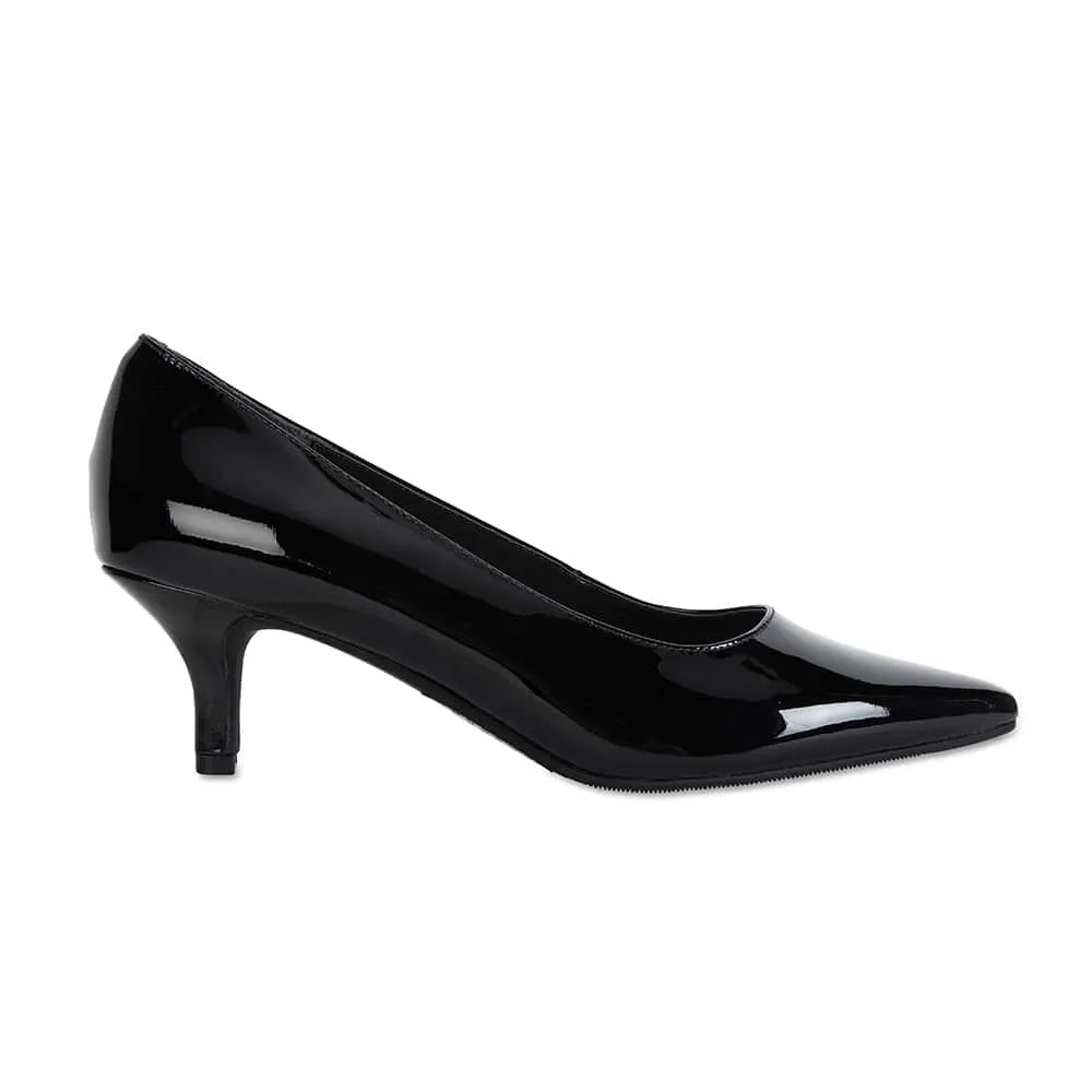 Natasha Heel in Black Patent