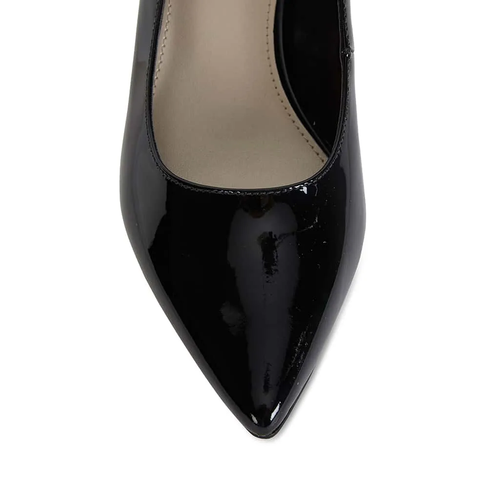 Natasha Heel in Black Patent