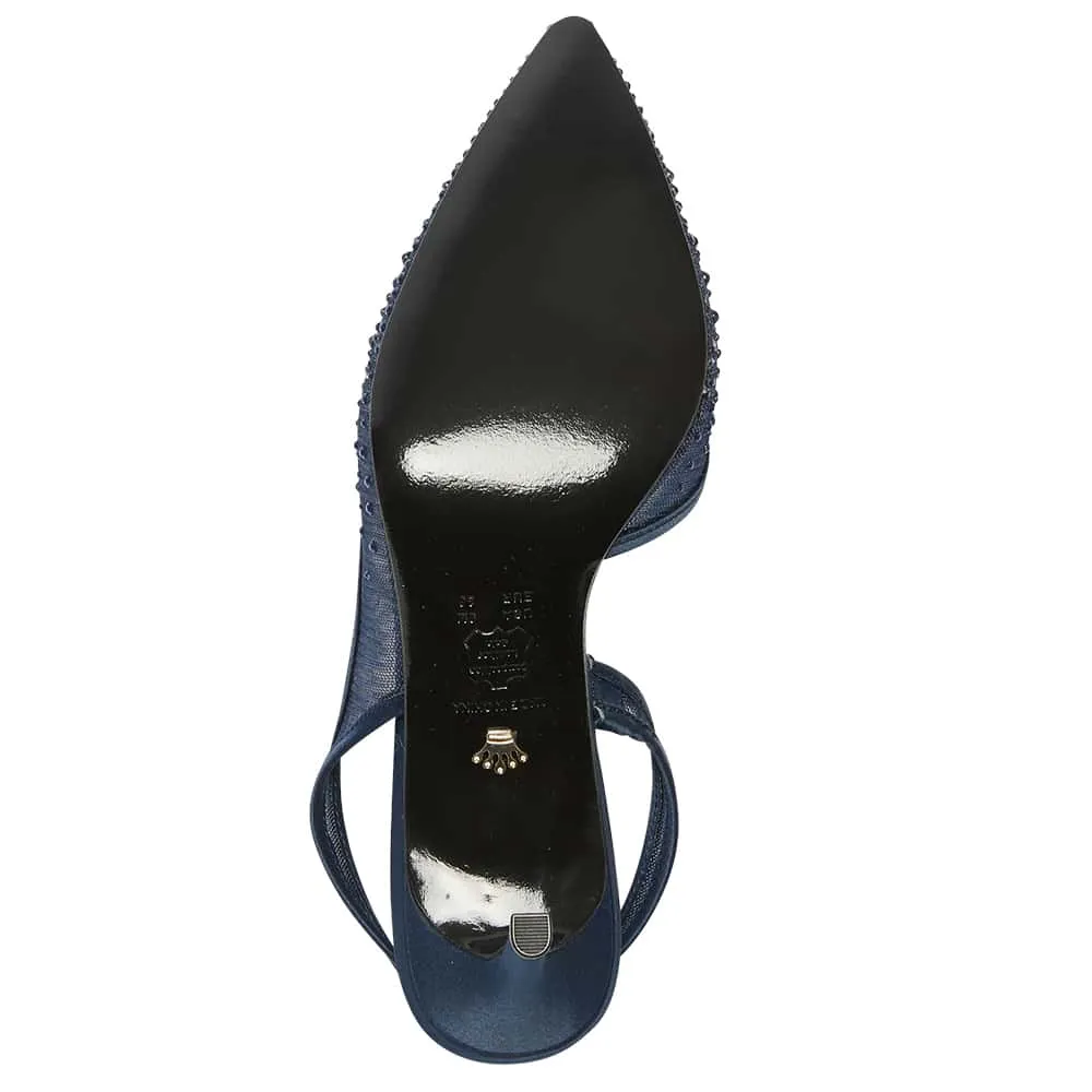 Nazaria Heel in Navy