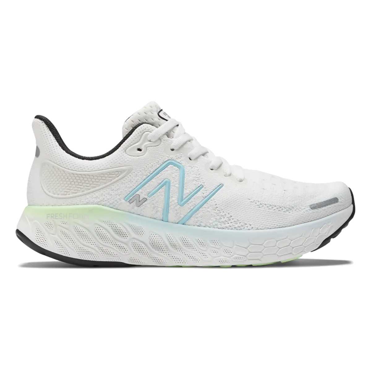 New Balance Fresh Foam X 1080 V12 - White - Bleach Blue - Green Aura