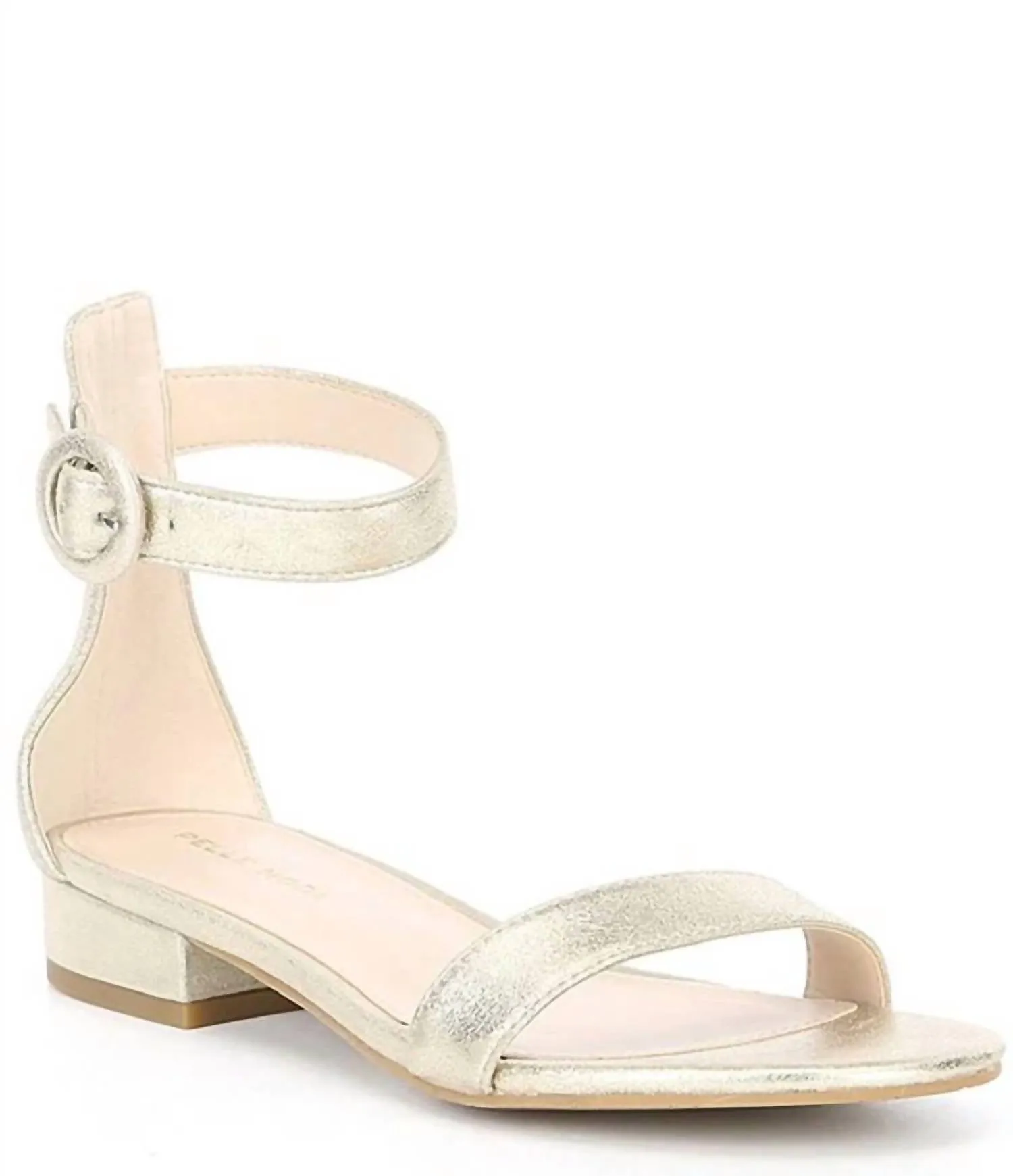 Newport Sandal In Platinum Gold