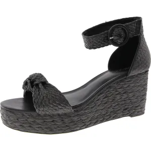 Nihari Womens Buckle Woven Ankle Strap
