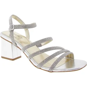 Niko 2 Womens Embellished Faux Leather Slingback Sandals
