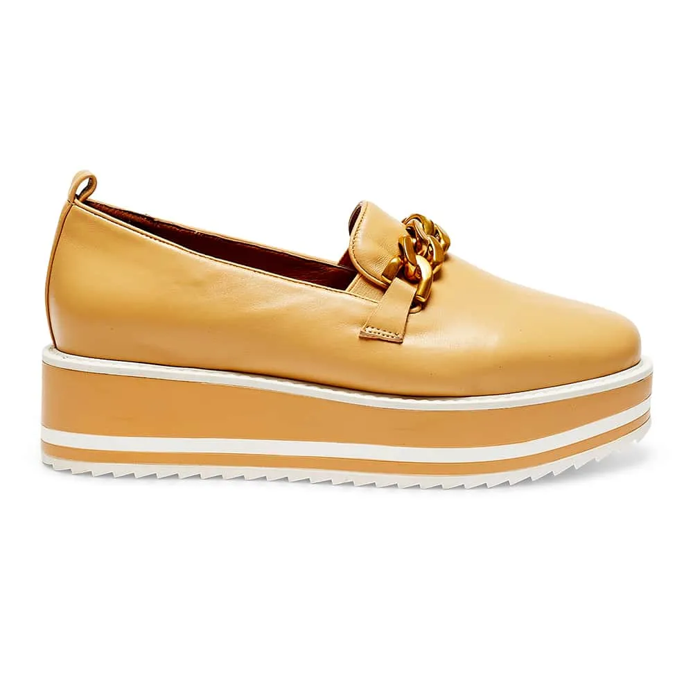 Oakland Loafer in Camel Leather