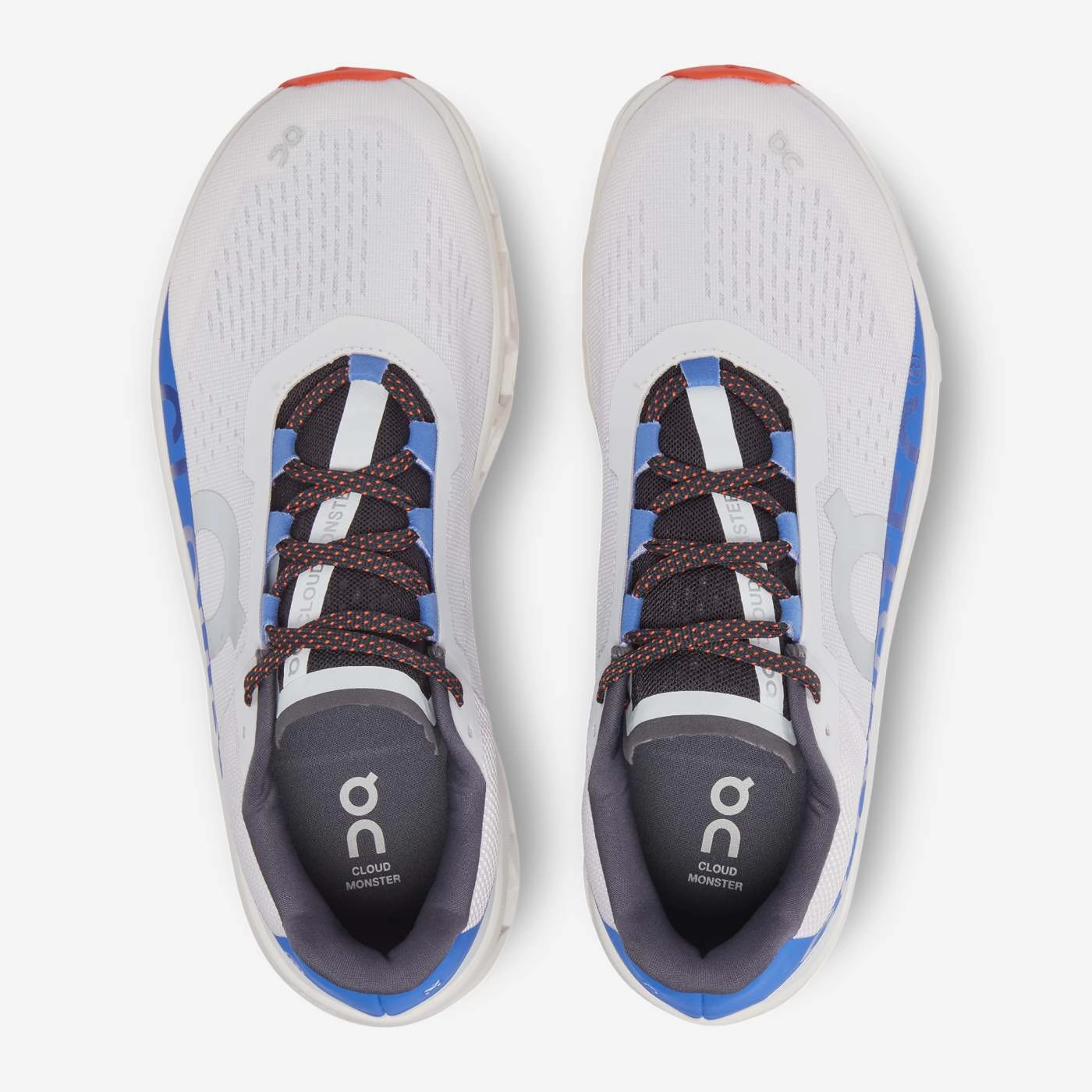 On Running Men's Cloudmonster Shoes - Frost / Cobalt