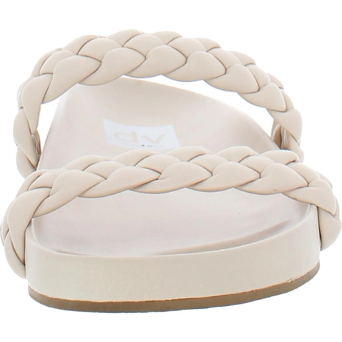 Pacific Womens Braided Slip On Slide Sandals