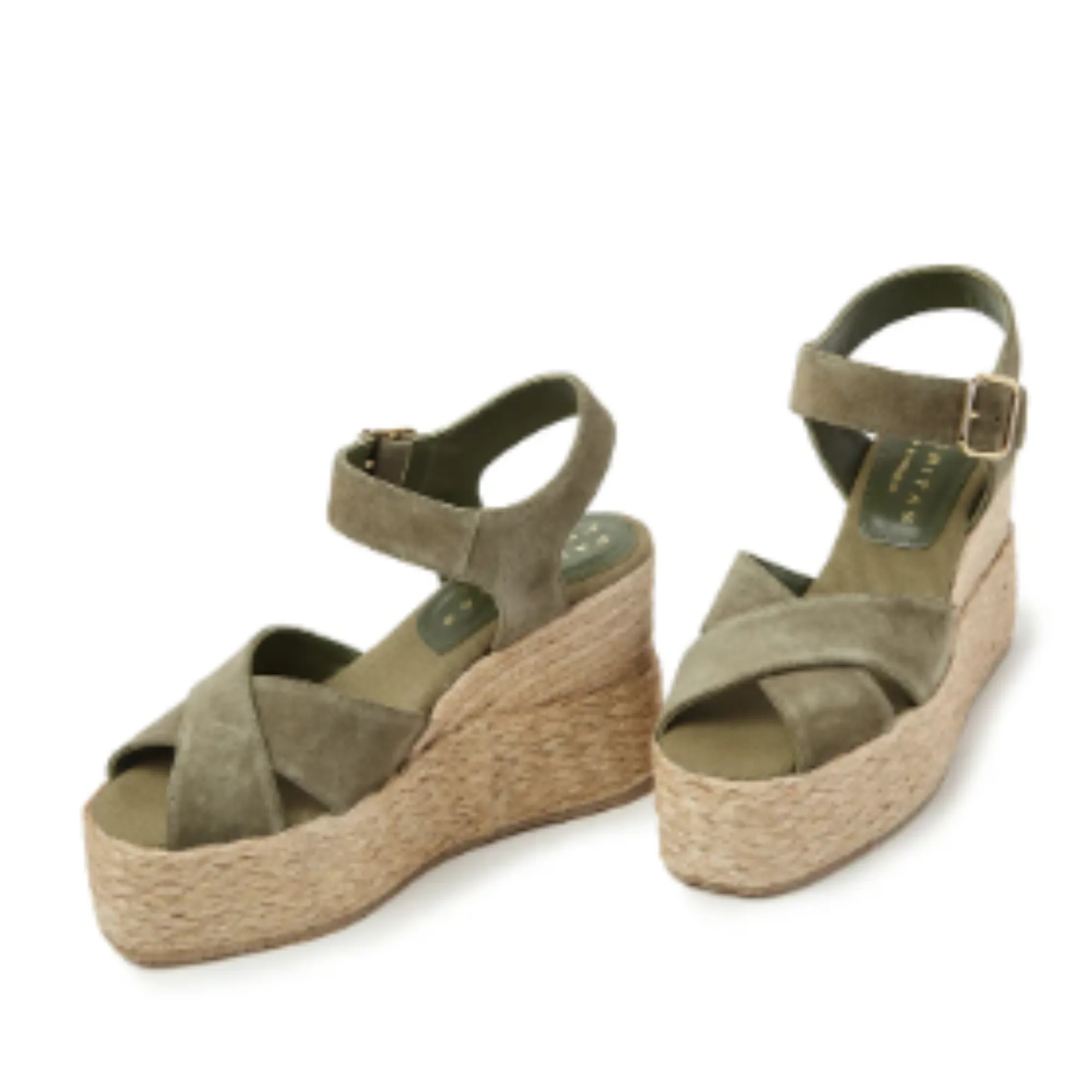 PALOMITAS SOPHIE KHAKI HEELS