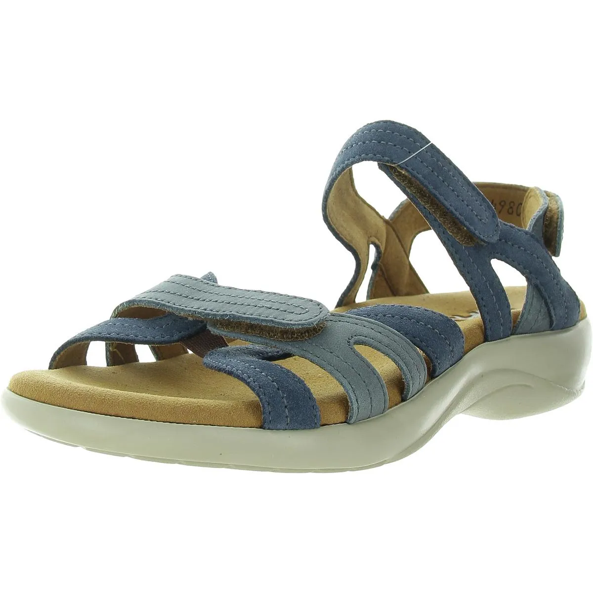 Pier Womens Solid Suede Strappy Sandals
