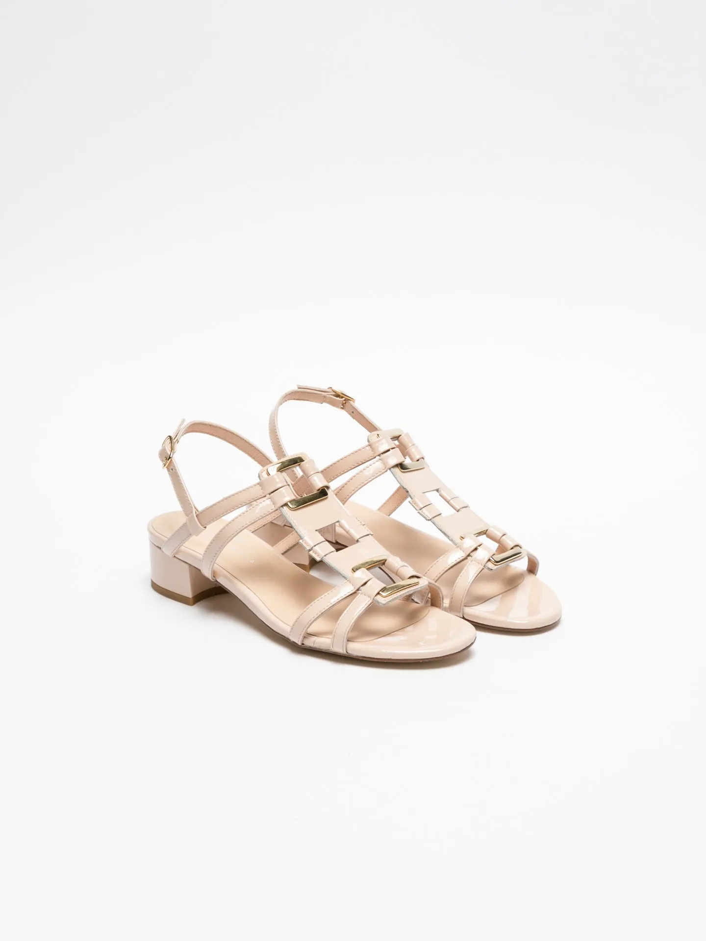 Pink Sling-Back Sandals