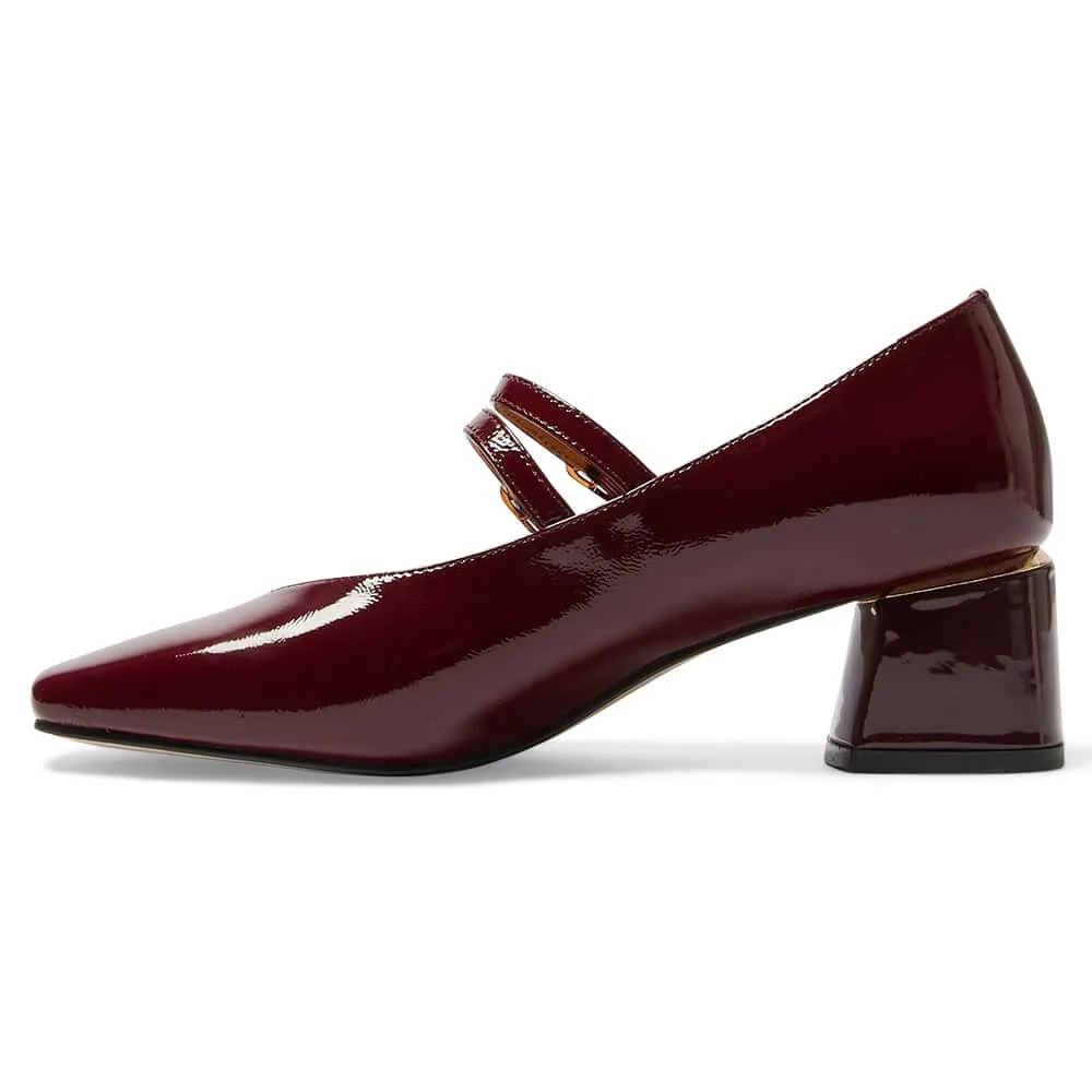 Pisa Heel in Wine Patent