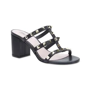 Portugal Heel in Black Leather