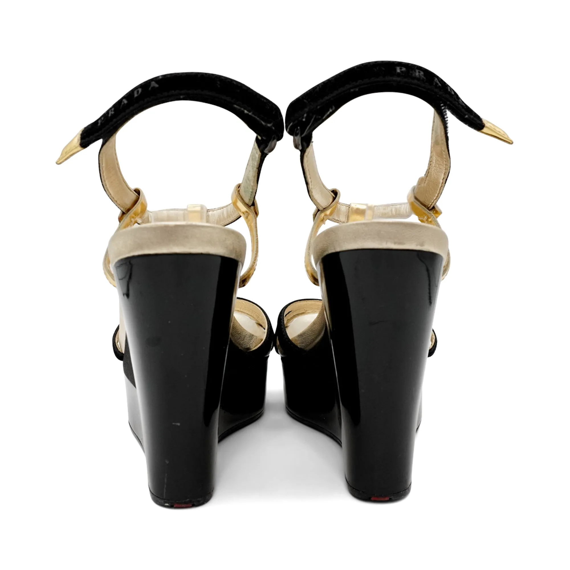 Prada Strappy Wedges - Women's 37.5