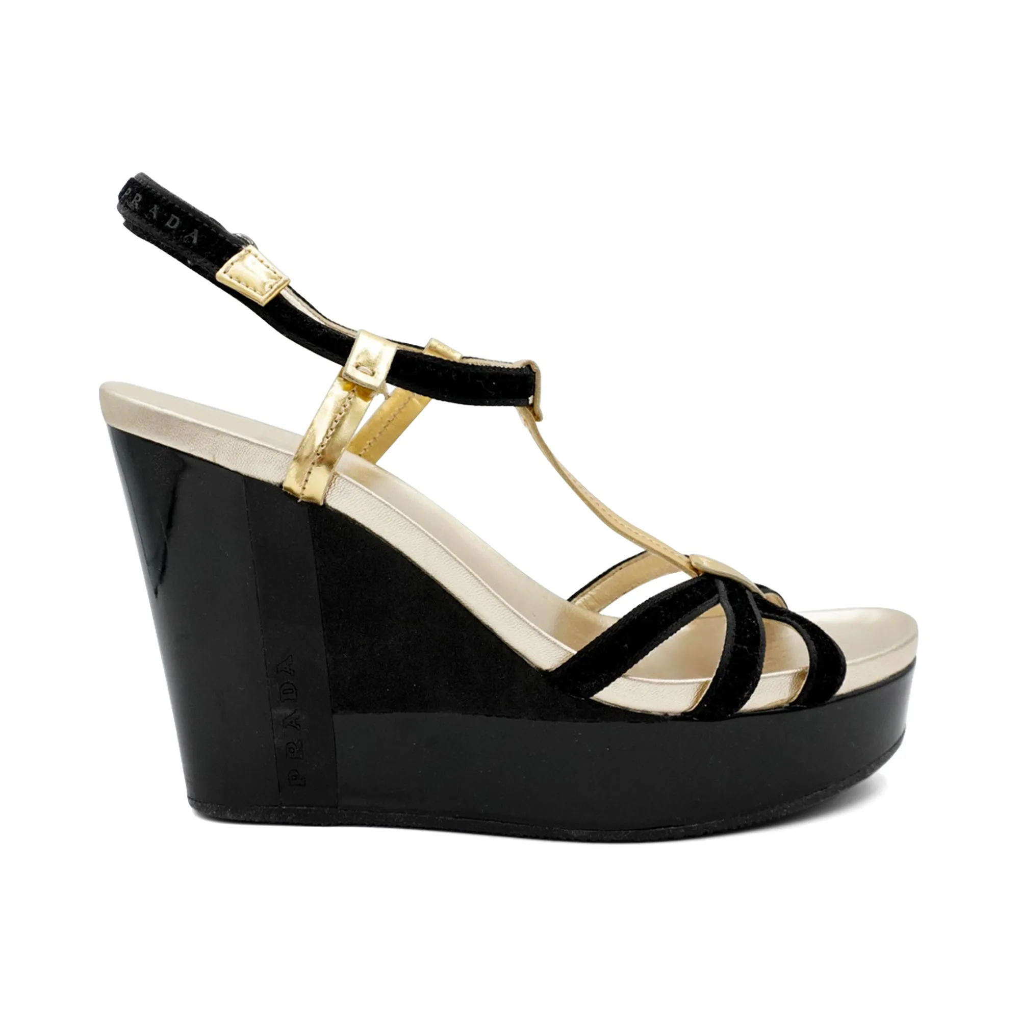 Prada Strappy Wedges - Women's 37.5
