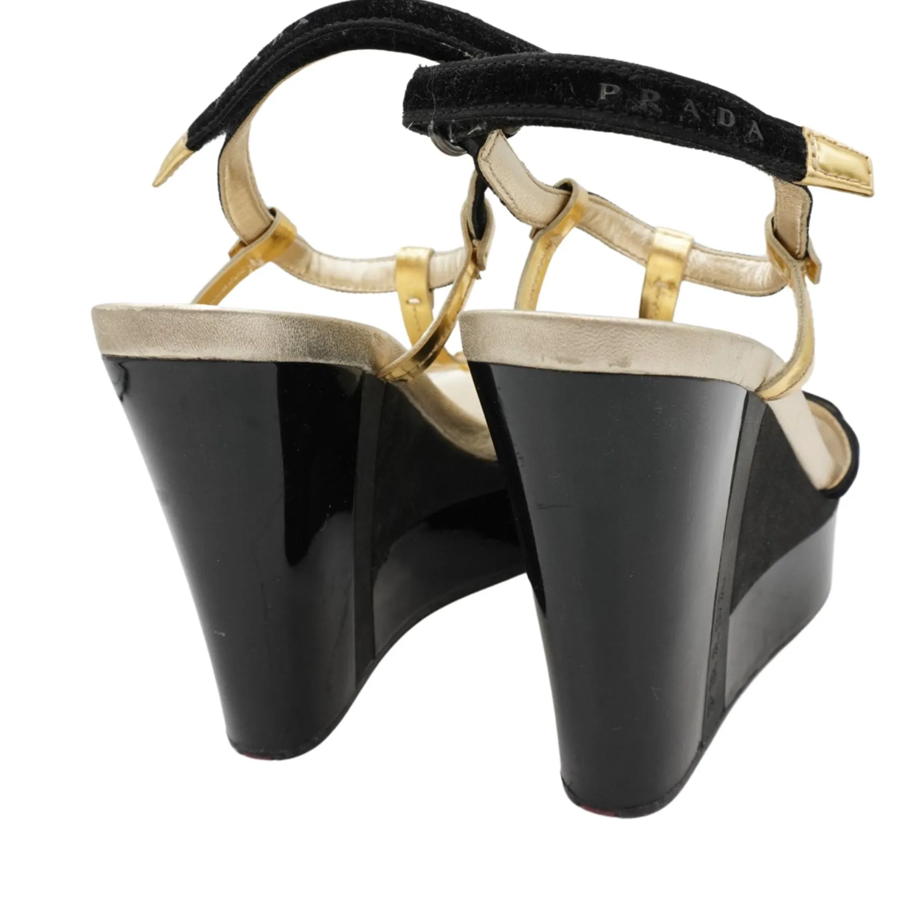 Prada Strappy Wedges - Women's 37.5