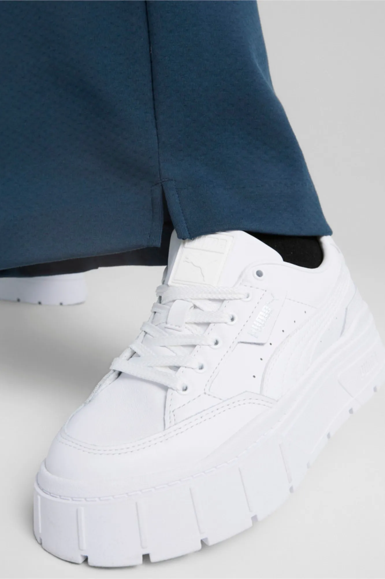 Puma Mayze Stack Leather White