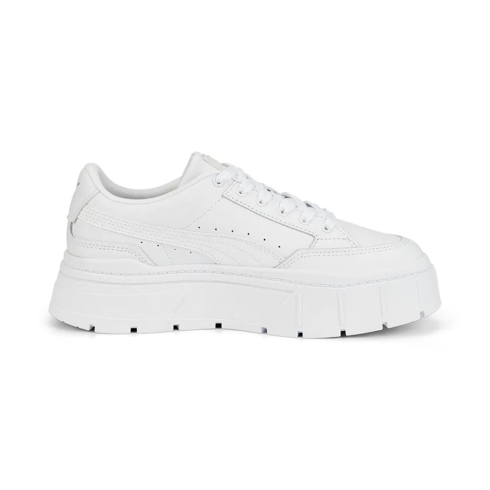 Puma Mayze Stack Leather White