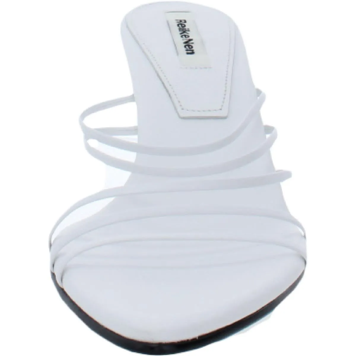 R2-SH001 Womens Leather Strappy Mule Sandals