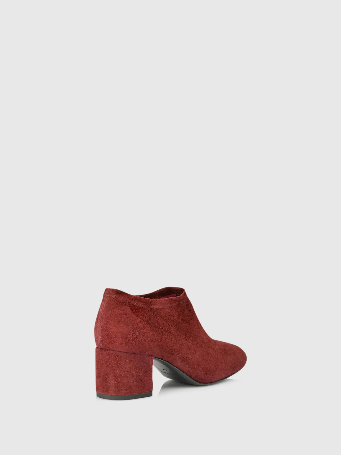 Red Pointed Toe Ankle Boots