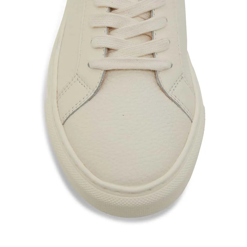 Reese Sneaker in Cream  Leather