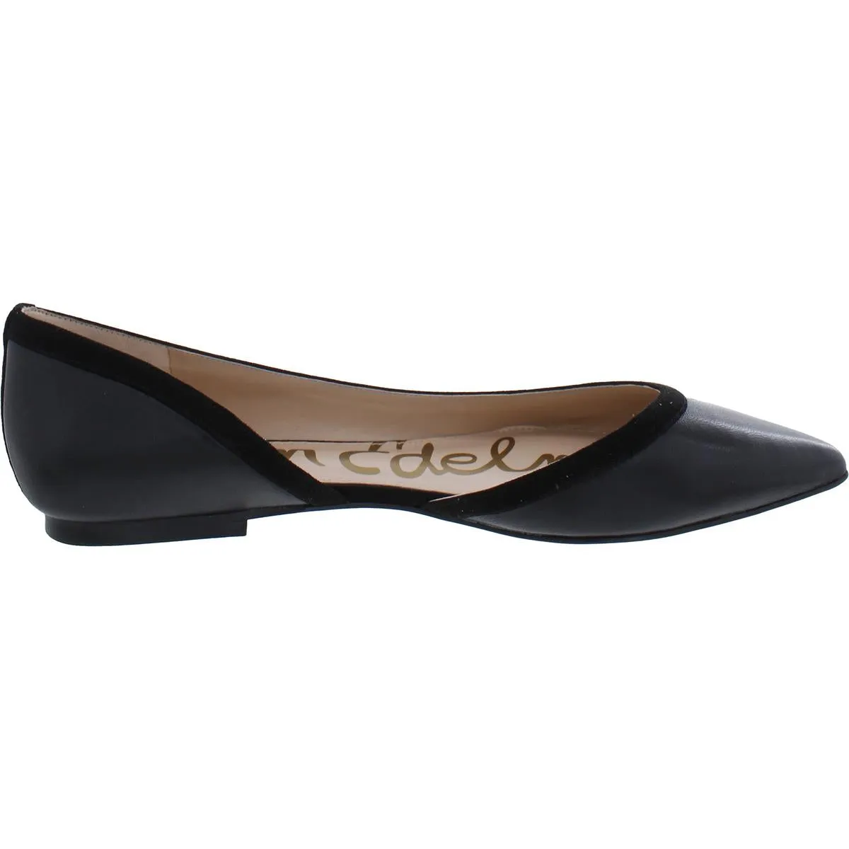 Rena Womens Leather Slip On D'Orsay