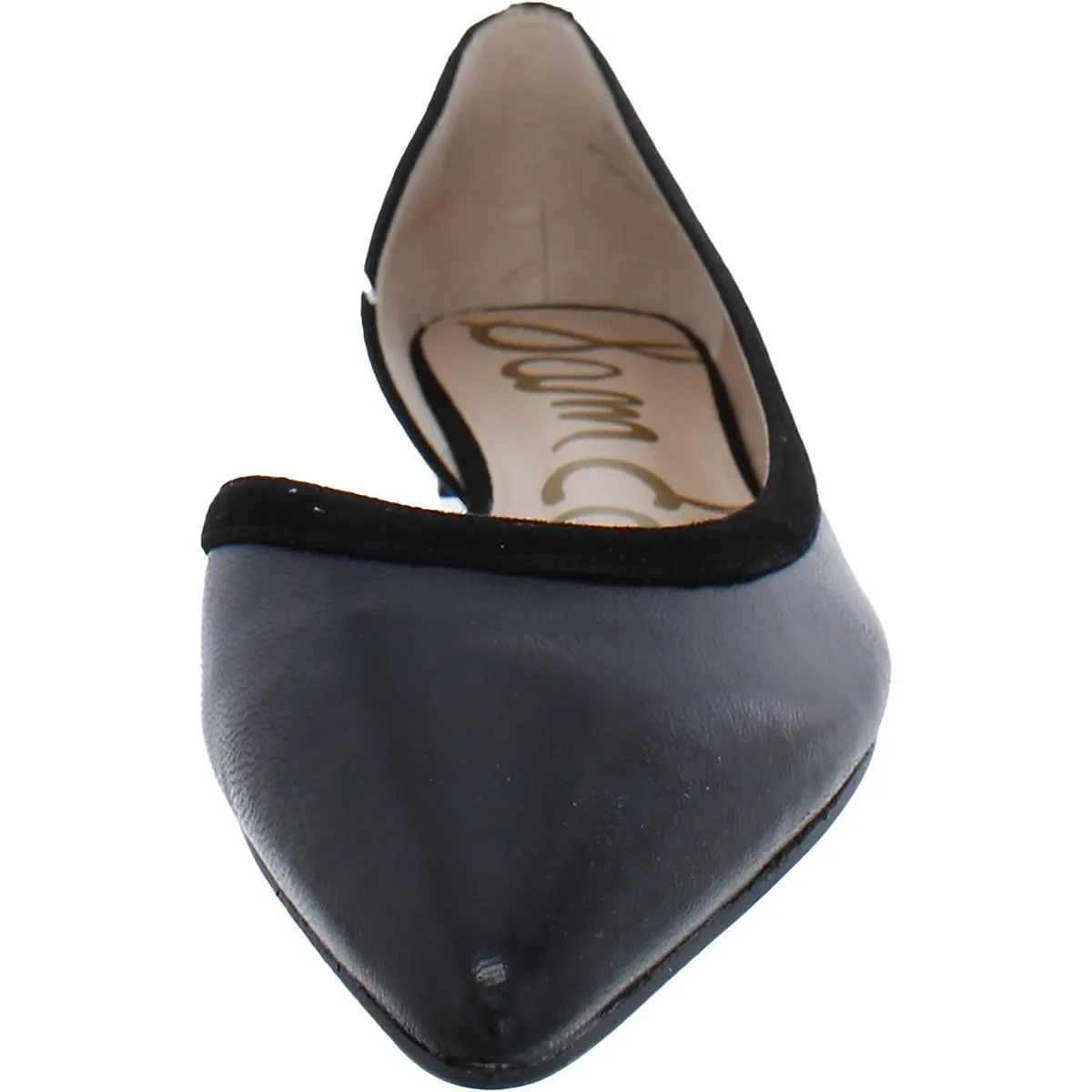Rena Womens Leather Slip On D'Orsay