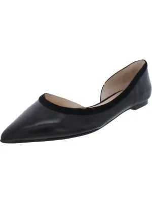 Rena Womens Leather Slip On D'Orsay