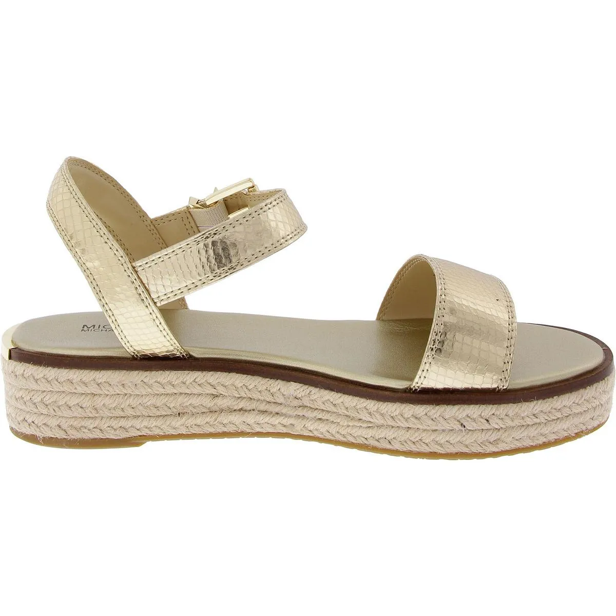 Richie Womens Leather Platform Espadrilles